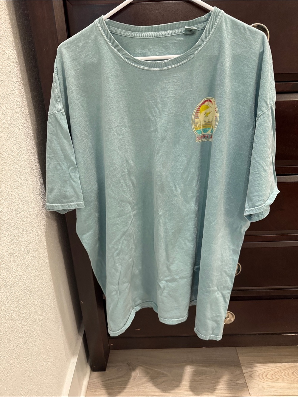 Men's Sloppy Joe’s Key West Light Aqua Short Sleeve Graphic Tee